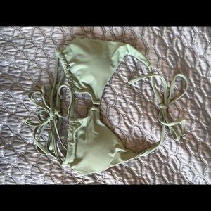Green bikini top